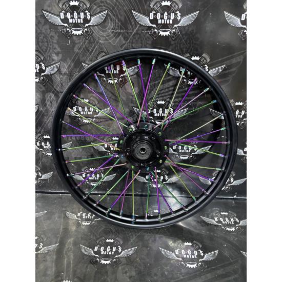 17 DEMİR SİYAH ÇEMBER SİYAH GÖBEK BUKALEMUN ÖN JANT DİSK MODEL