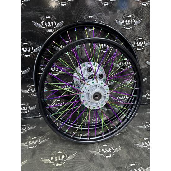 17 - 19 DEMİR SİYAH ÇEMBER BUKALEMUN TELLİ ÖN ARKA JANT ÖN DİSK MODEL 