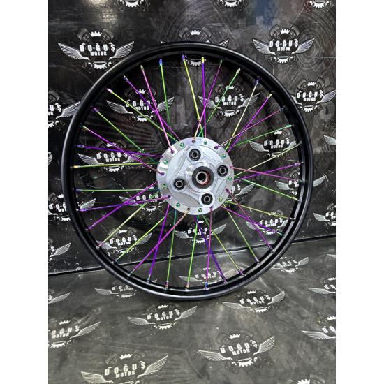 19 DEMİR SİYAH ÇEMBER  BUKALEMUN TEL  ARKA JANT  