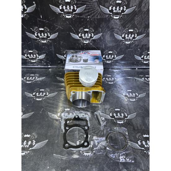  3X 65.5 - 69 BOY 13 PERNO GOLD SİLİNDİR ( SİLİNDİR 67 BOYA DÜŞMÜŞ PİSTONA KUBBE VERİLMİŞ)